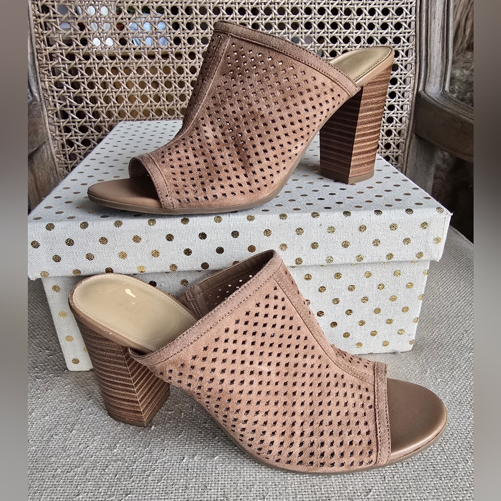 Circus by Sam Edelman Womens Tan Slip-On Open Toe Clog Sandals US 8 Boho